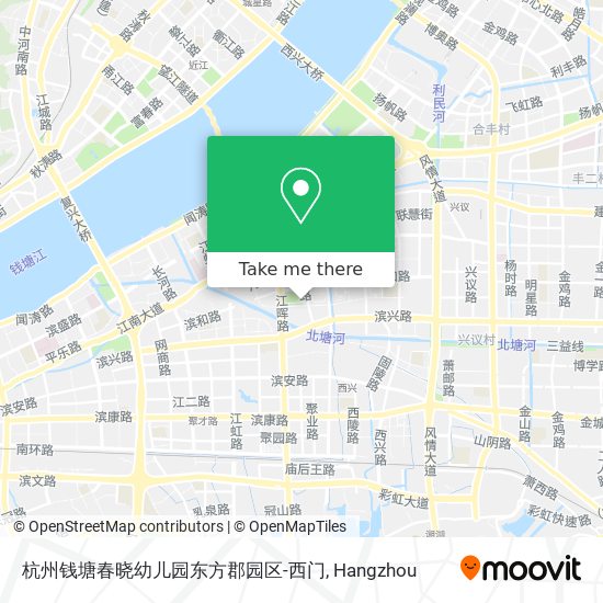 杭州钱塘春晓幼儿园东方郡园区-西门 map
