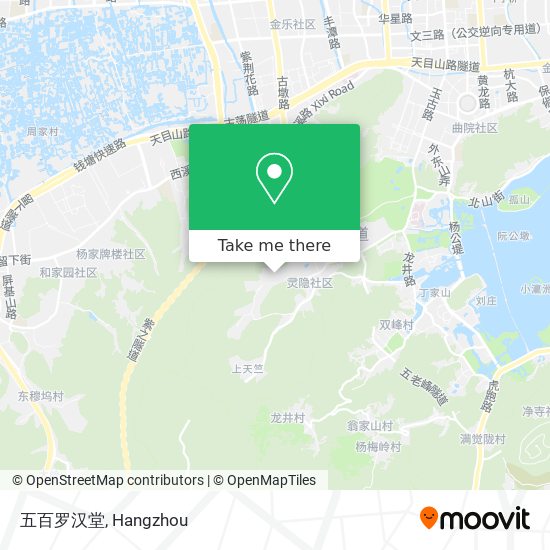 五百罗汉堂 map