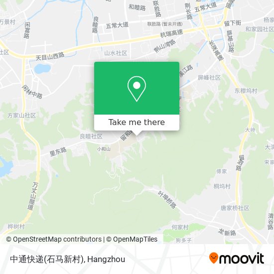 中通快递(石马新村) map