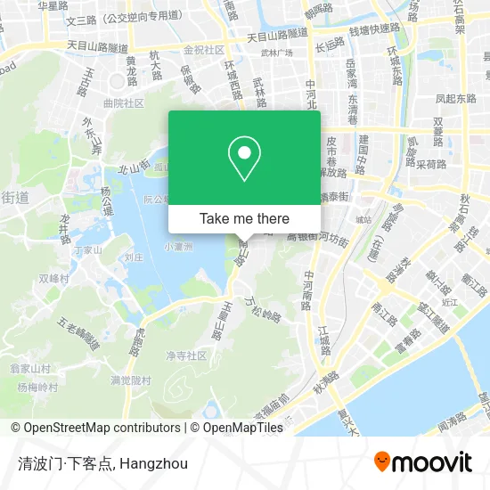 清波门·下客点 map