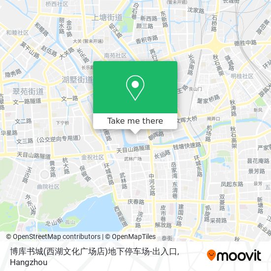 博库书城(西湖文化广场店)地下停车场-出入口 map