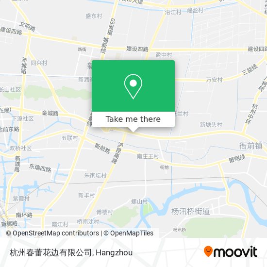 杭州春蕾花边有限公司 map