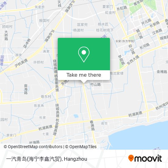一汽青岛(海宁李鑫汽贸) map