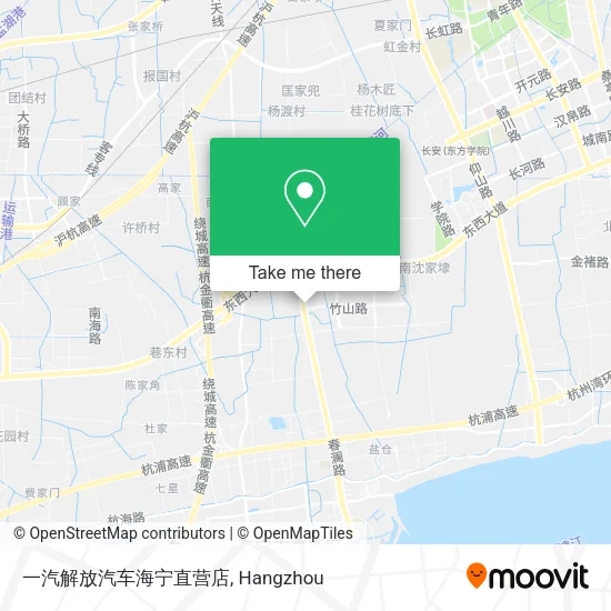 一汽解放汽车海宁直营店 map