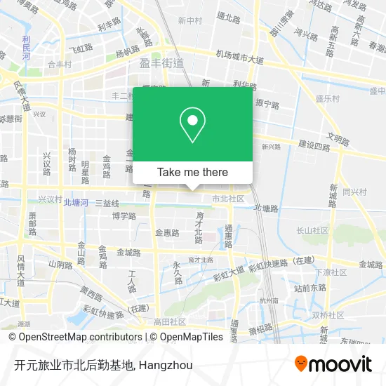 开元旅业市北后勤基地 map