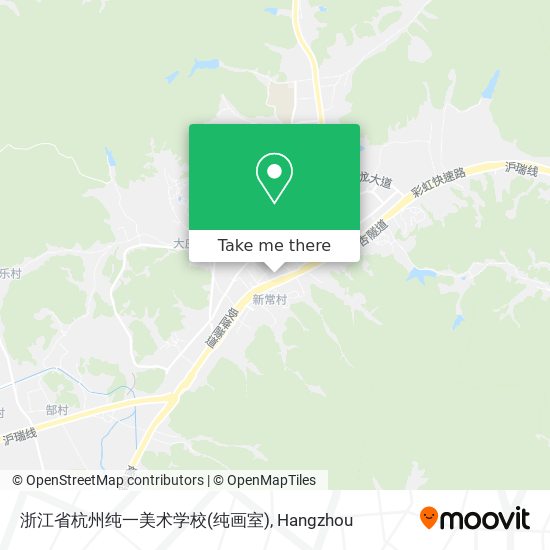 浙江省杭州纯一美术学校(纯画室) map