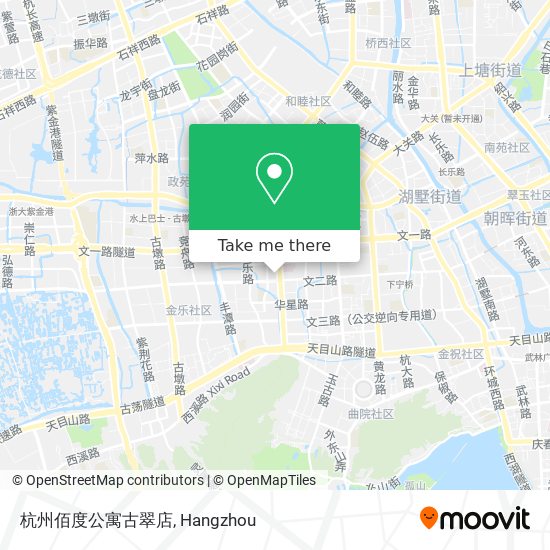 杭州佰度公寓古翠店 map