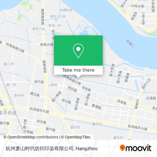 杭州萧山时代纺织印染有限公司 map