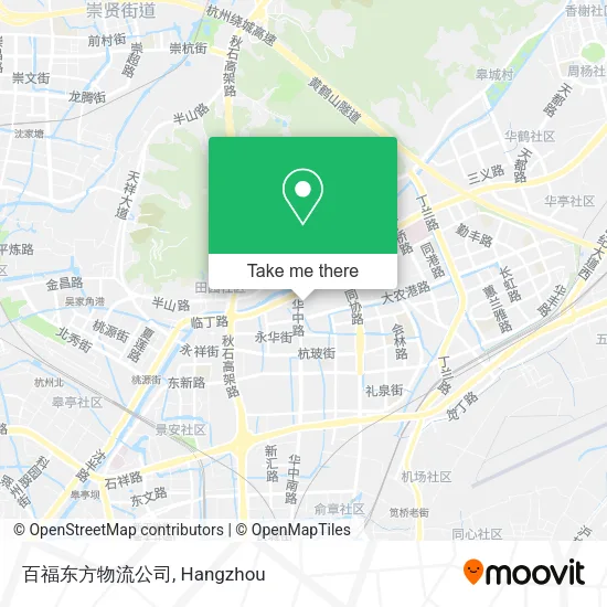 百福东方物流公司 map