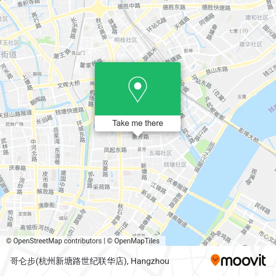 哥仑步(杭州新塘路世纪联华店) map