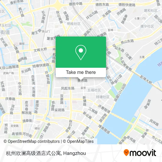 杭州欣澜高级酒店式公寓 map