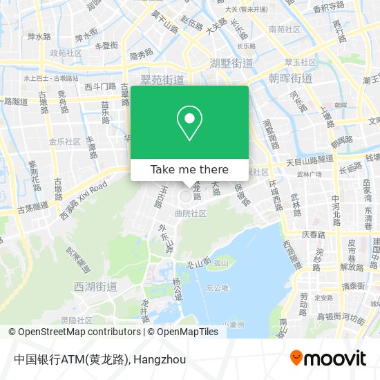 中国银行ATM(黄龙路) map