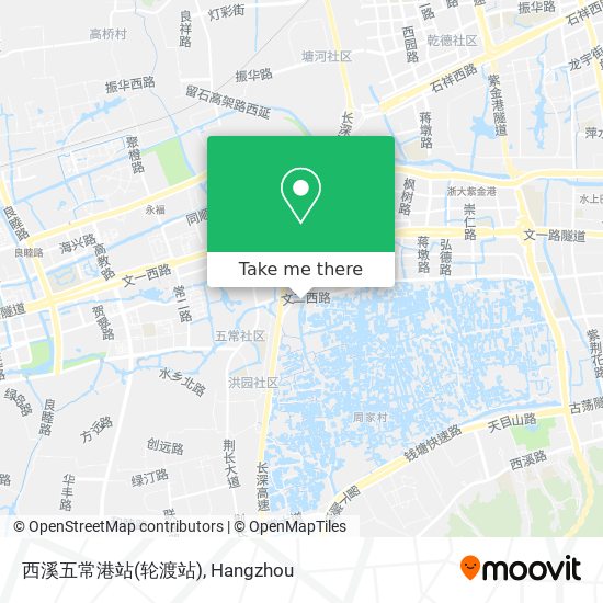 西溪五常港站(轮渡站) map
