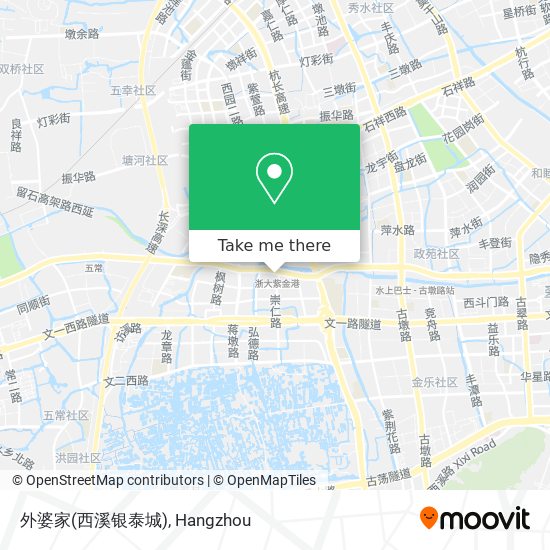 外婆家(西溪银泰城) map