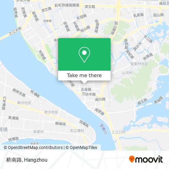 桥南路 map