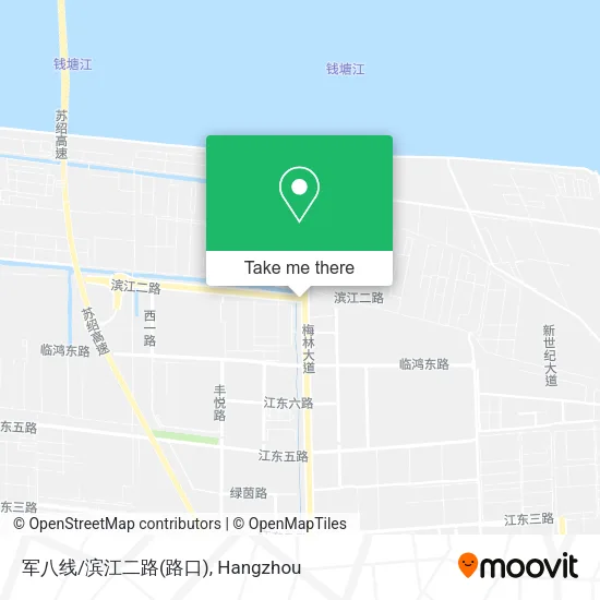 军八线/滨江二路(路口) map