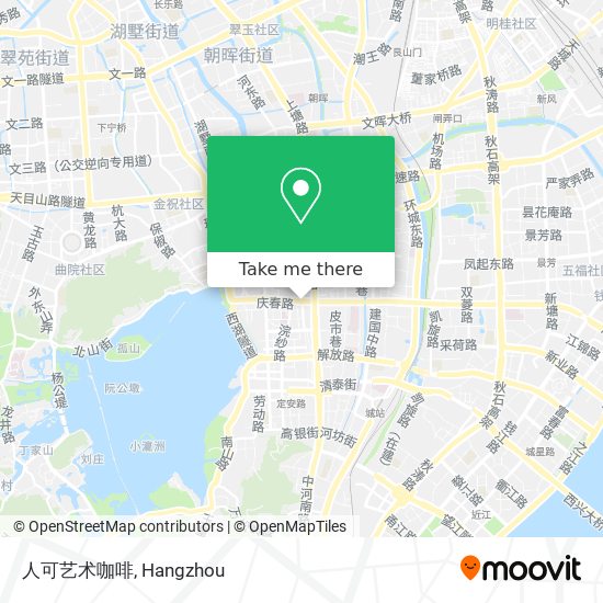 人可艺术咖啡 map