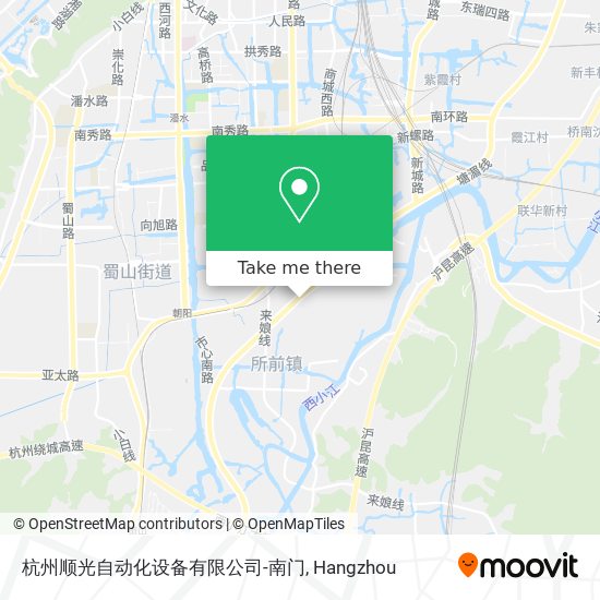 杭州顺光自动化设备有限公司-南门 map