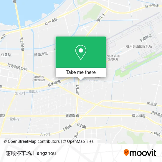 惠顺停车场 map