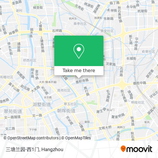 三塘兰园-西1门 map