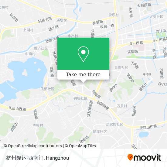 杭州隆运-西南门 map