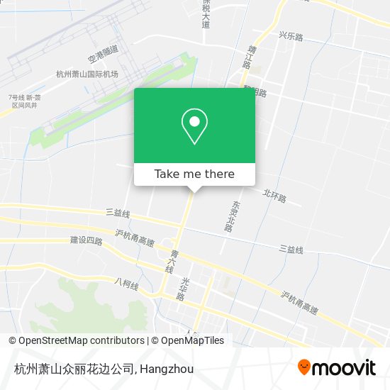 杭州萧山众丽花边公司 map