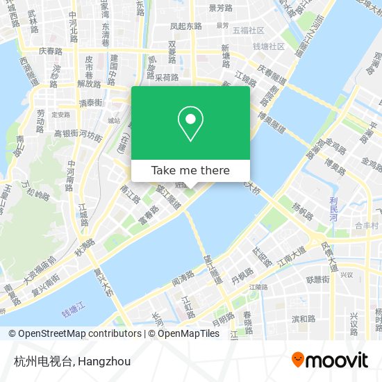 杭州电视台 map