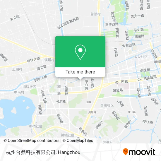 杭州台鼎科技有限公司 map