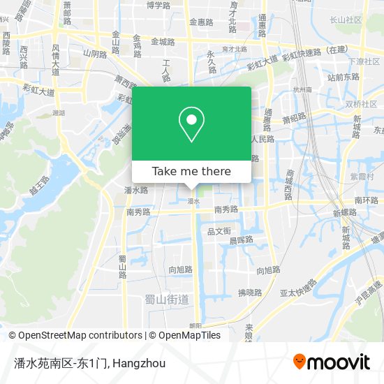 潘水苑南区-东1门 map
