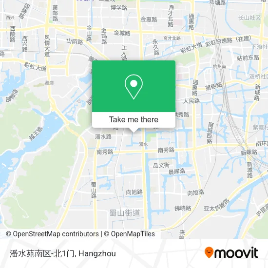 潘水苑南区-北1门 map