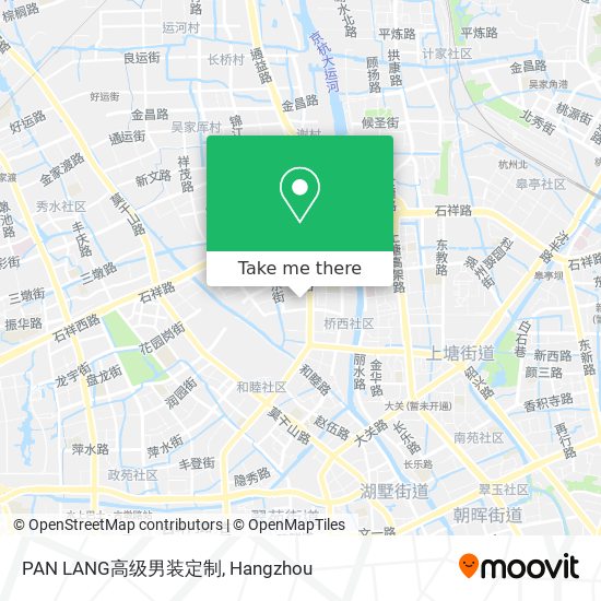 PAN  LANG高级男装定制 map