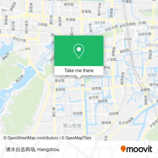 潘水自选商场 map