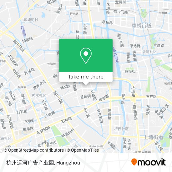 杭州运河广告产业园 map