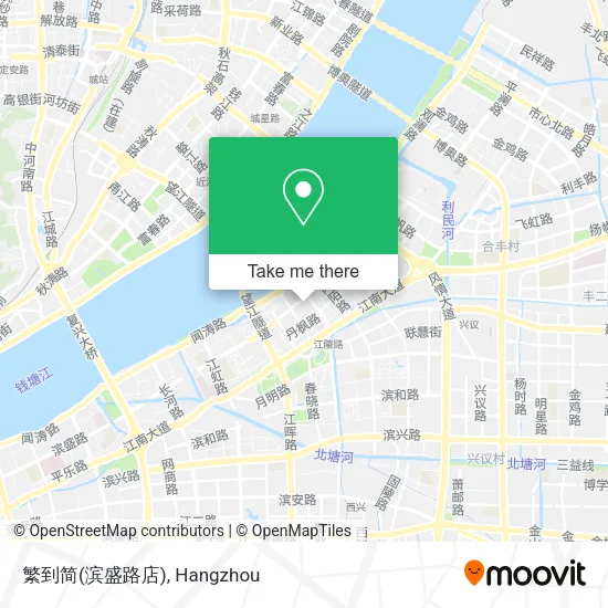 繁到简(滨盛路店) map