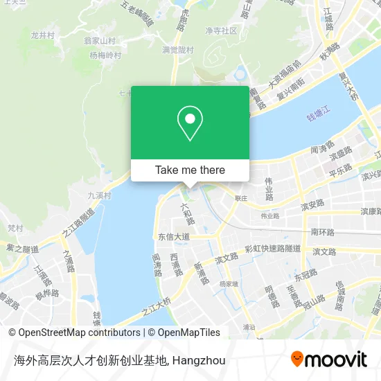 海外高层次人才创新创业基地 map