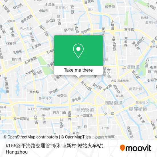 k155路平海路交通管制(和睦新村-城站火车站) map
