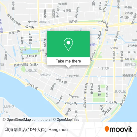华海副食店(10号大街) map