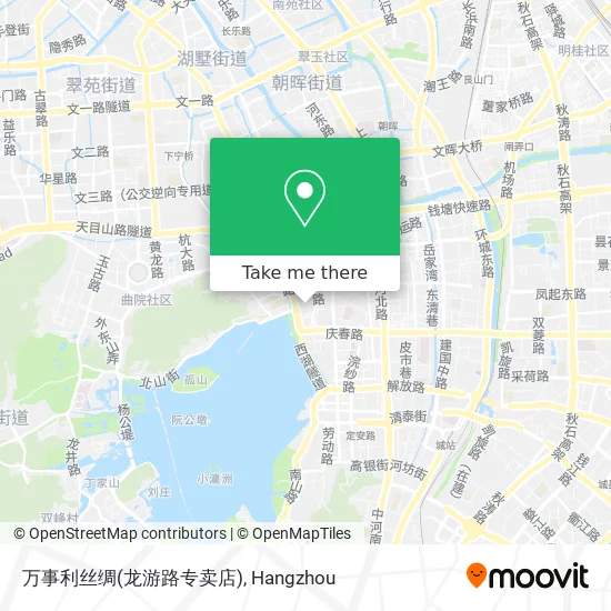 万事利丝绸(龙游路专卖店) map