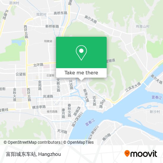 富阳城东车站 map