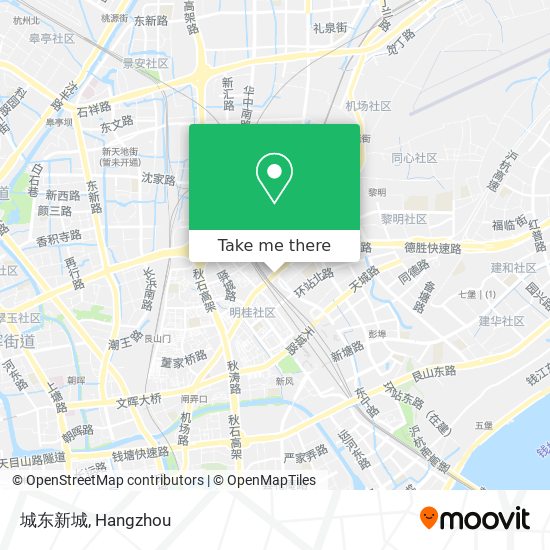 城东新城 map