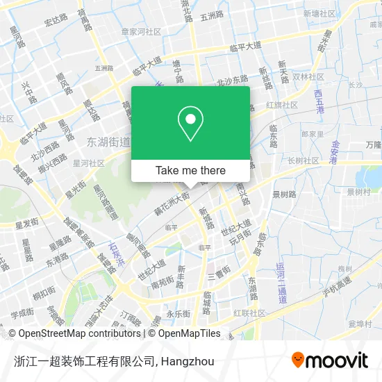 浙江一超装饰工程有限公司 map