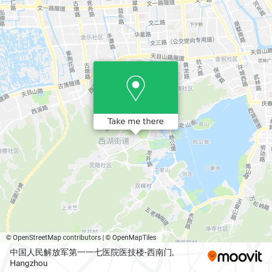中国人民解放军第一一七医院医技楼-西南门 map