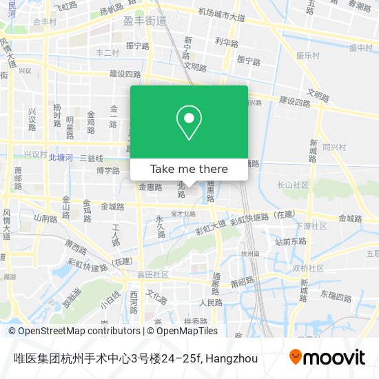 唯医集团杭州手术中心3号楼24–25f map