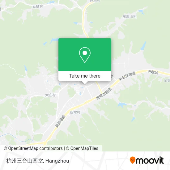 杭州三台山画室 map