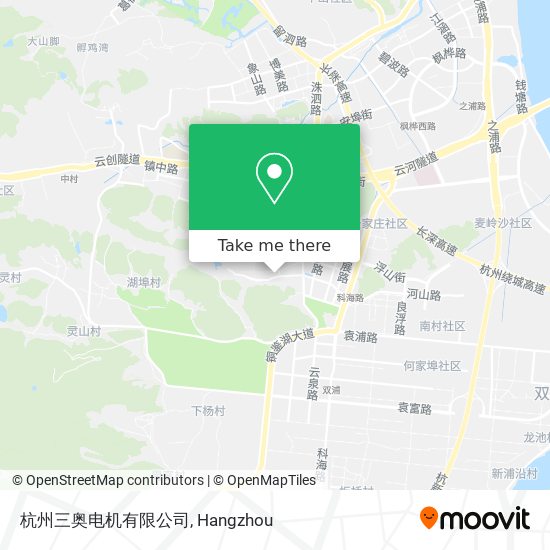 杭州三奥电机有限公司 map