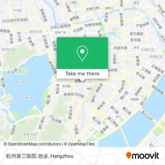 杭州第三医院-急诊 map