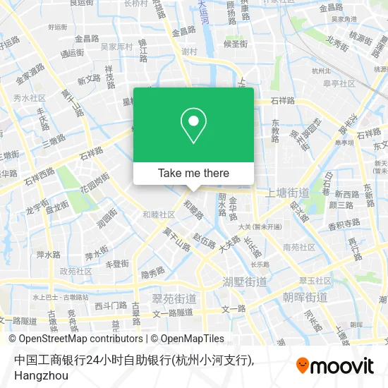 中国工商银行24小时自助银行(杭州小河支行) map