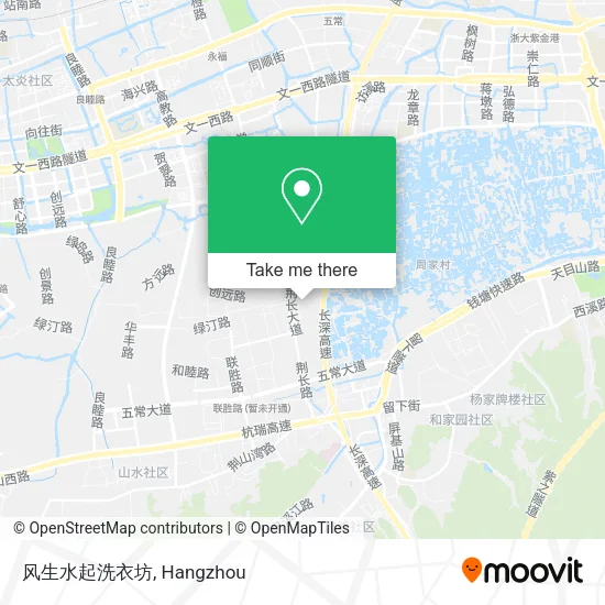 风生水起洗衣坊 map