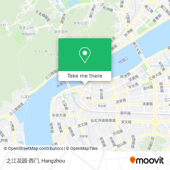 之江花园-西门 map