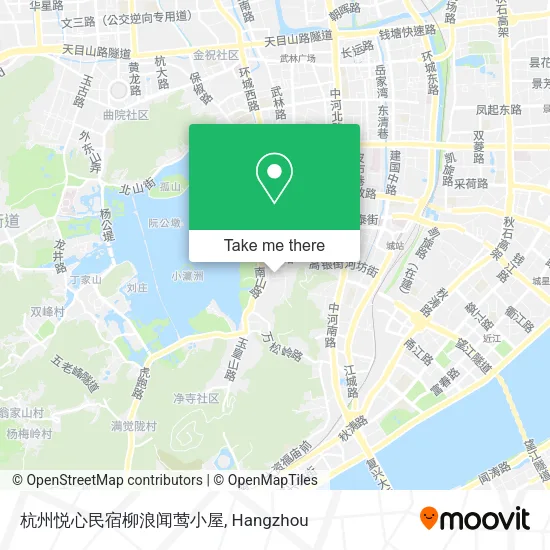 杭州悦心民宿柳浪闻莺小屋 map